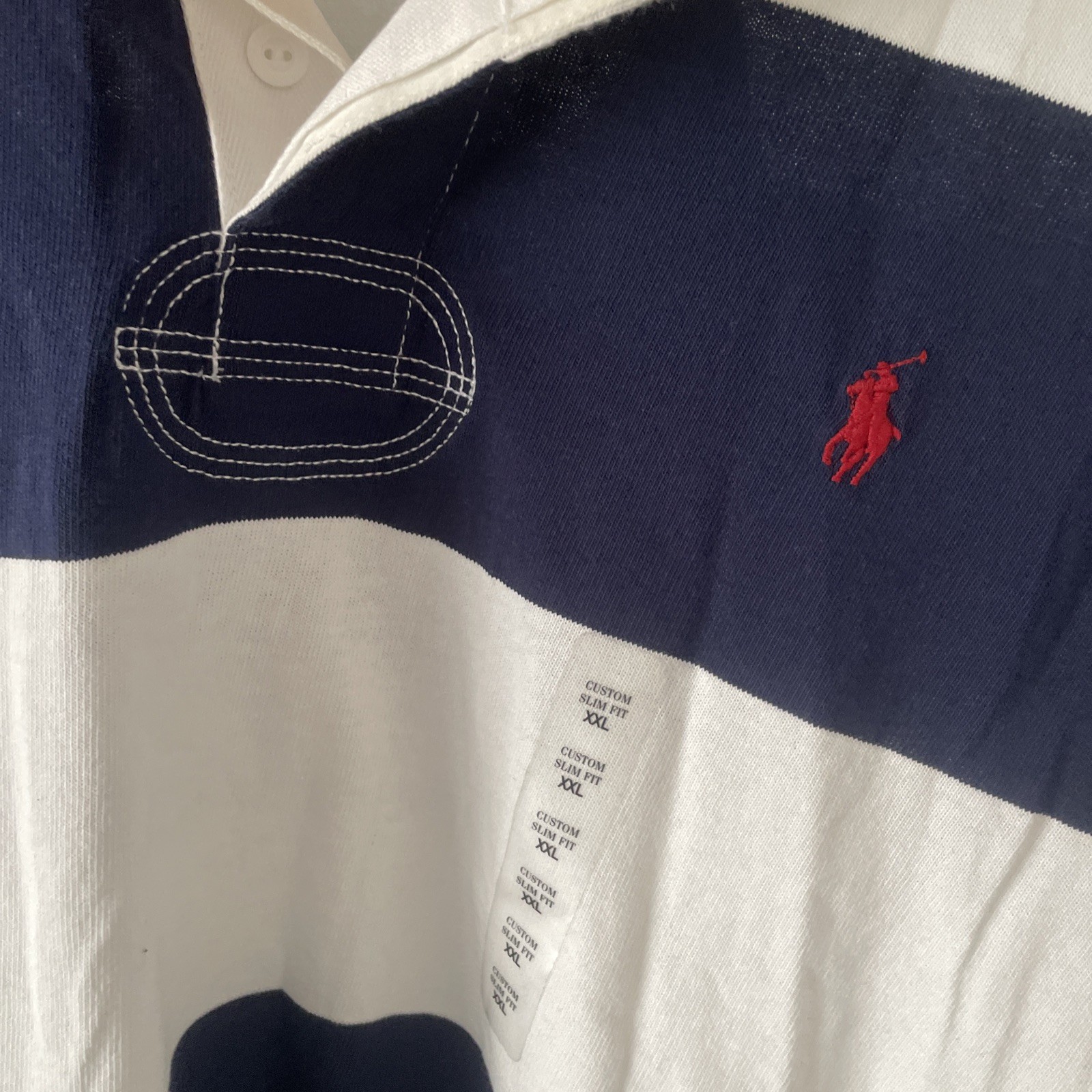 polo ralph lauren custom slim fit long sleeve rugby polo Size XXL NEW RRP £180 image 8
