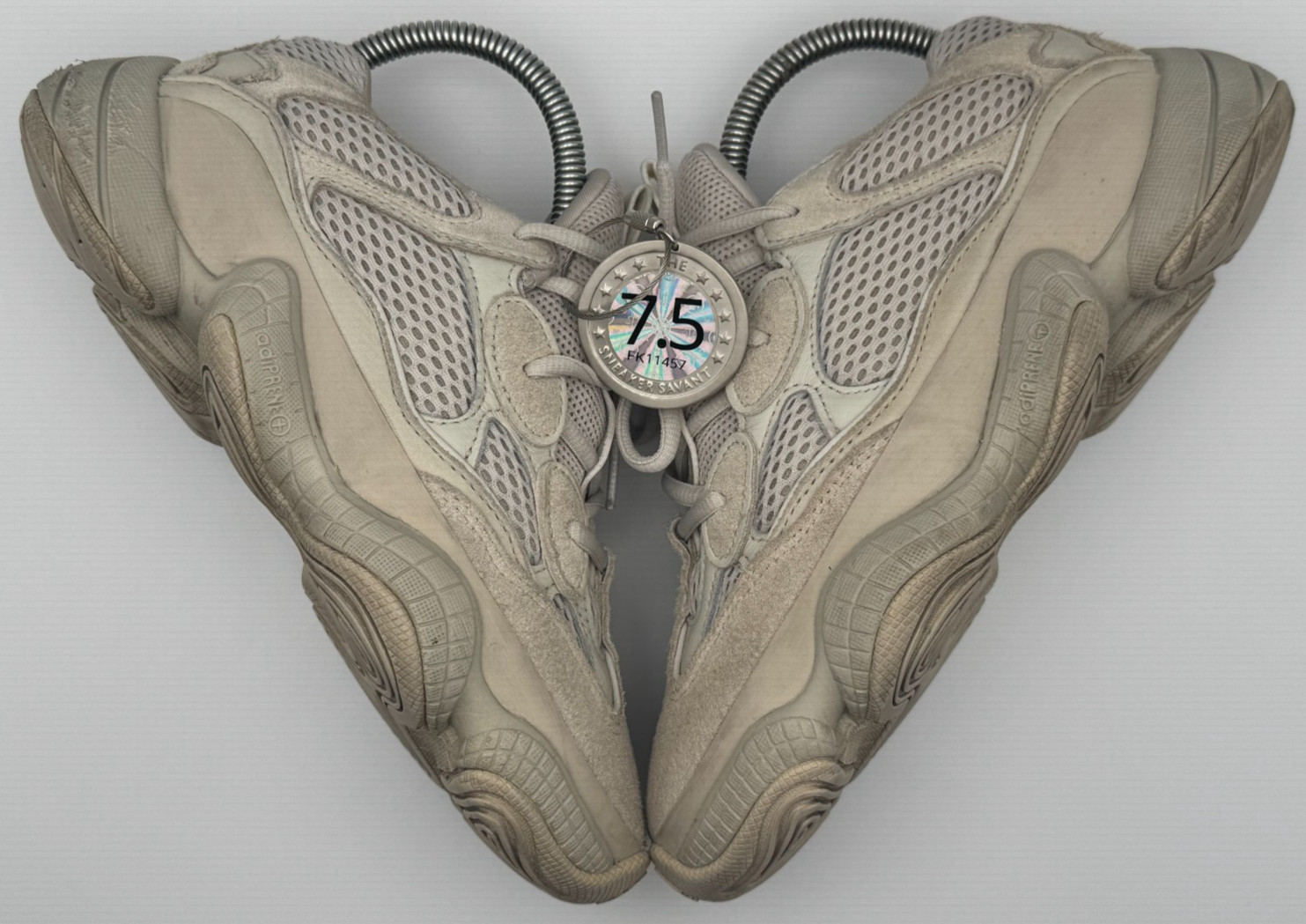 adidas Yeezy 500 'Blush' ivory DB2908 2021 sz4.5 TSS Graded 7.5/10