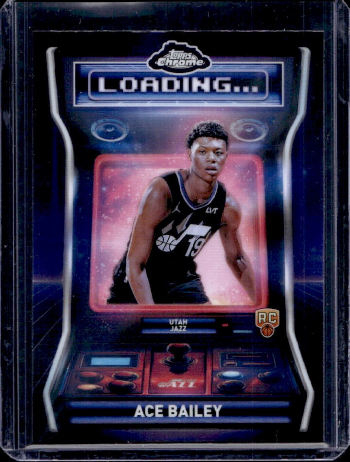 2025-26 Topps Chrome Ace Bailey Loading RC Rookie #LD-14 Jazz