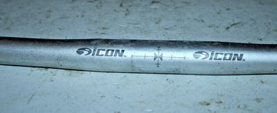 Guidon VTT Trek Icon 25,4 Mm 58 Cm - Barre Plate Gris - Alu - Occasion
