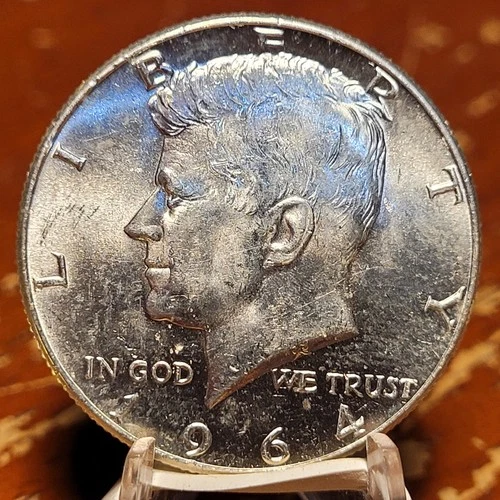 Choice BU 1964  Kennedy Half Dollar  90% Silver Uncirculated