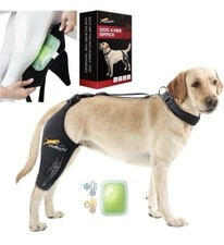 Dog Knee Brace for Torn ACL Hind Leg, Hot/Cold Compress Right Leg Medium Black