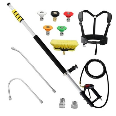 #ad Aluminum 24 FT Telescoping Pressure Washer Wand with Pressure Washer $152.25