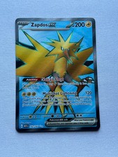 Zapdos ex 192/165 - Ultra Rare - 151 Pokemon Holo Near Mint on eBay