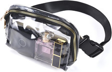 Clear Bag for Stadium Events, Clear Fanny Pack for Women, Stadium Crossbody Purs