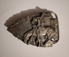 Chief Joseph Nez Perce Indian Horse Arrowhead Metal Belt Buckle X80 1877 1988