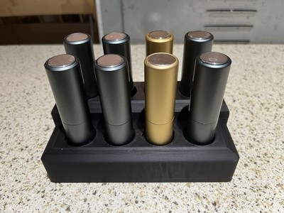Custom 3D Printed Rack/Stand For Cologne and Perfume Travel Spray Bottles 