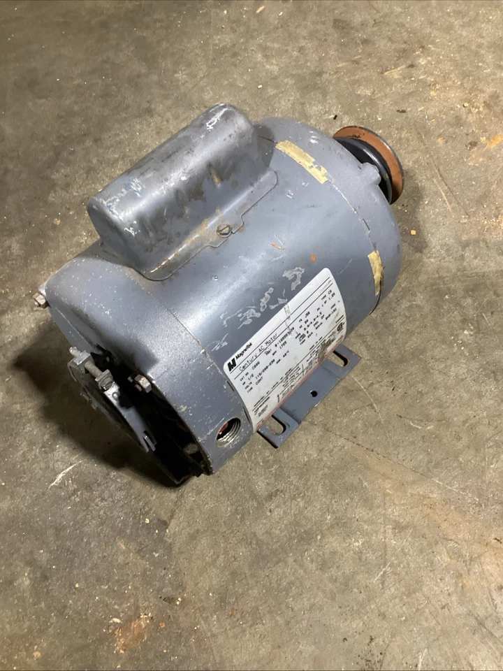 Century Magnetek Electric Motor 1/2 HP 1725/1100 Rpm 1PH 115 Volt J56 Frame USA! - Image 3 of 3