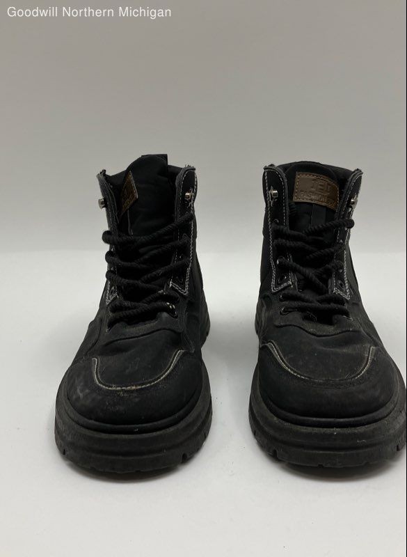 Black Solid Work Boot Men 10.5 - image 2