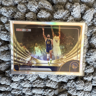Topps 2024-25 NBA Hoops Highlights Insert Stephen Curry Warriors #261