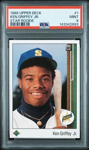 1989 Upper Deck - Star Rookie Ken Griffey Jr #1 (RC) PSA 9 BRAND NEW CERT
