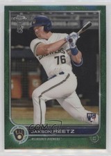 2022 Topps Chrome Ben Baller Edition Green Refractor 41/99 Jakson Reetz #157 6u5