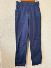 Drake's Mens Sz 28x32 London Navy Games Trousers Chinos
