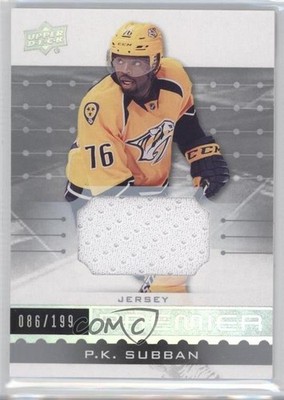 2016-17 Upper Deck Premier Silver Spectrum Jersey 86/199 PK Subban #6 1x1