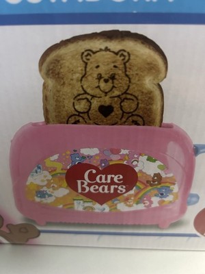 Care Bears Tenderheart Bear Pink Retro Toaster 2 Slice Uncanny Brands
