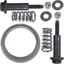 61106 Exhaust Pipe Flange Gasket 2.39 inch ID AND Bolts Kit Bundle Product