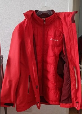 VAUDE Women's Elope 3in1 Jacket  (42400) FB. flame Neuwertig