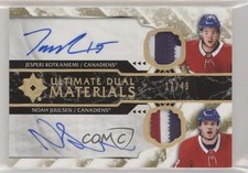 2018 Ultimate Collection 17/49 Jesperi Kotkaniemi Noah Juulsen #DM-KJ Auto bp8