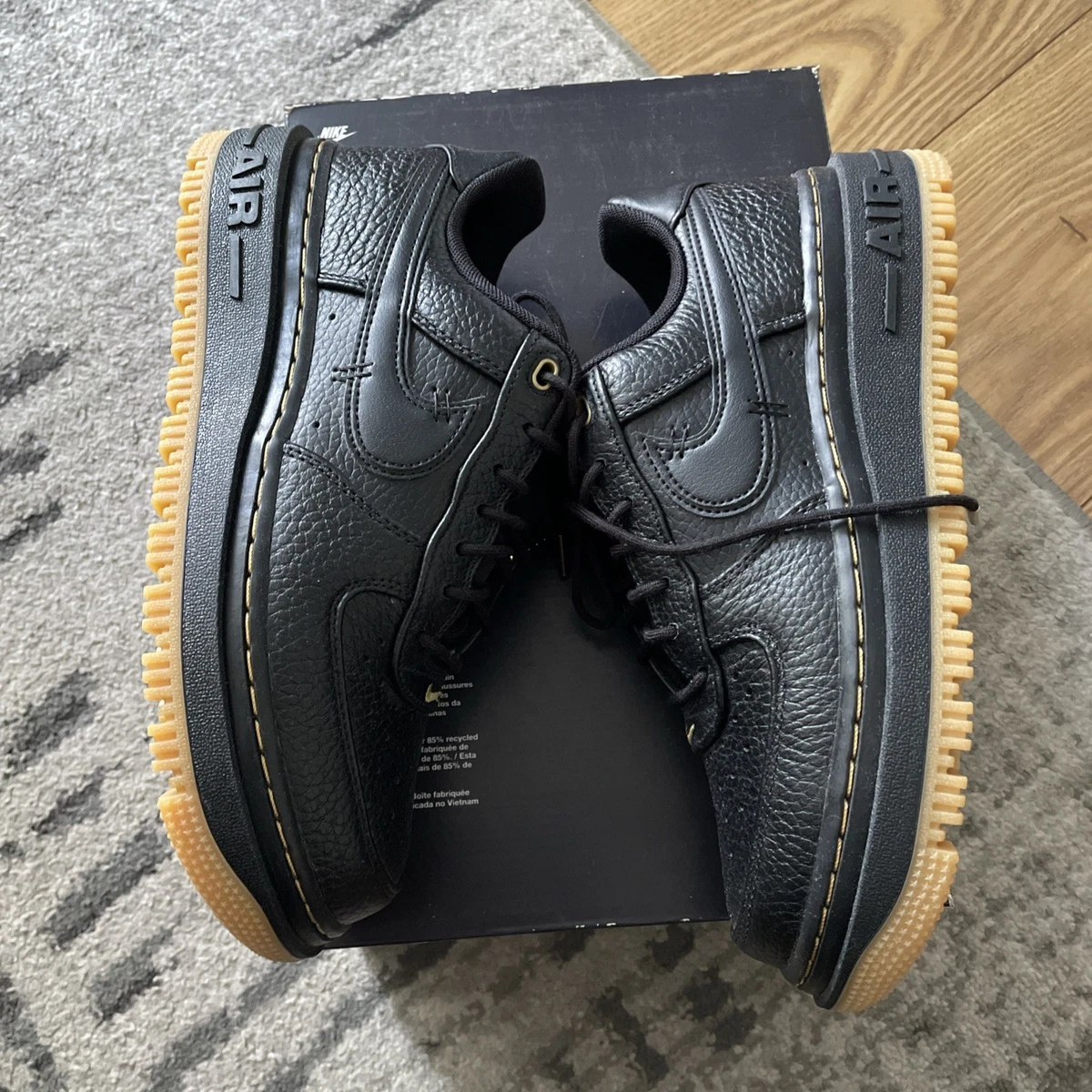 Nike Air Force 1 Comfort Lux Black | eBay