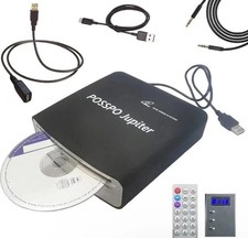 POSSPO Jupiter USB External CD/DVD Player for Car Auto Plug  Play AUX Decoder