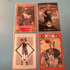 Lot of 4 #’d Cards Dalembert /50 Iguodala /999 Mirotic /165 Bowen/1199