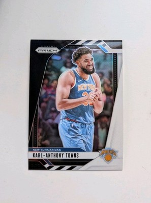 Karl-Anthony Towns 2024-25 Panini Prizm China Black & White Panda SSP - Knicks