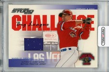 2003 Donruss Studio Magglio Ordonez Event Worn Batting Practice Jersey