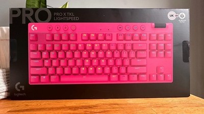 LOGITECH G PRO X TKL Lightspeed Kabellose Tastatur PINK - BRANDNEU VERSIEGELT