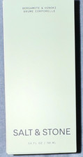 SALT STONE Bergamote Hinoki Body Mist Spray, 3.4 fl oz/100 ml
