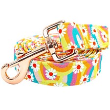 Strong Dog Leash, Floral Print Durable Dog leashes with Soft Handle for Walki...