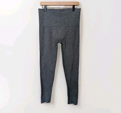Spanx Leggings Womens L Gray High Waist Shapewear Stretch Ankle Pants