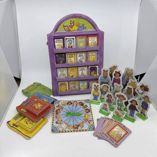 Vintage Arthur Goes To The Library Game  Missing 1 Piece Milton Bradley PBS 1996