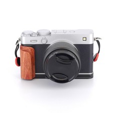 Wooden Rosewood Handle Grip for FUJI XE5 with CNC Aluminum For Arca Base