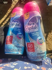 2 Purex 15.5 Oz Crystals Fresh Vibes Odor Stop In Wash Fragrance Booster