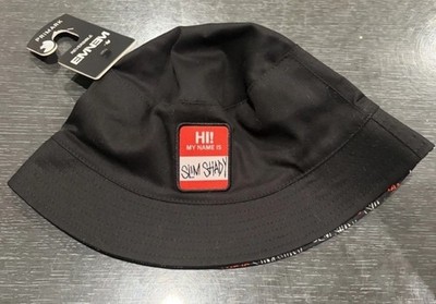 Eminem My Name Is Slim Shady Reversible Bucket Hat Primark New