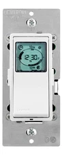 Leviton Decora Programmable Timer Switch VPT24-1PZ, Light & Motor, 3-Way, Neu...