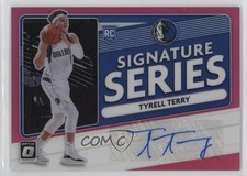 2020-21 Donruss Optic Signature Series Pink Prizm 14/25 Tyrell Terry Auto 0dq7