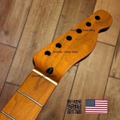 Roasted Maple Tele Neck Satin Telecaster Fits Warmoth & Fender Body TM0J