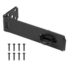 SANKINS 7-1/2" Heavy Duty Door Lock Hasp Latch, 1/8" Thicker Iron Gate Hasp L...
