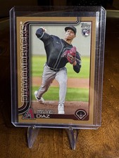 2025 Topps Series 1 - Yilber Diaz #104 Gold /2025 (RC)