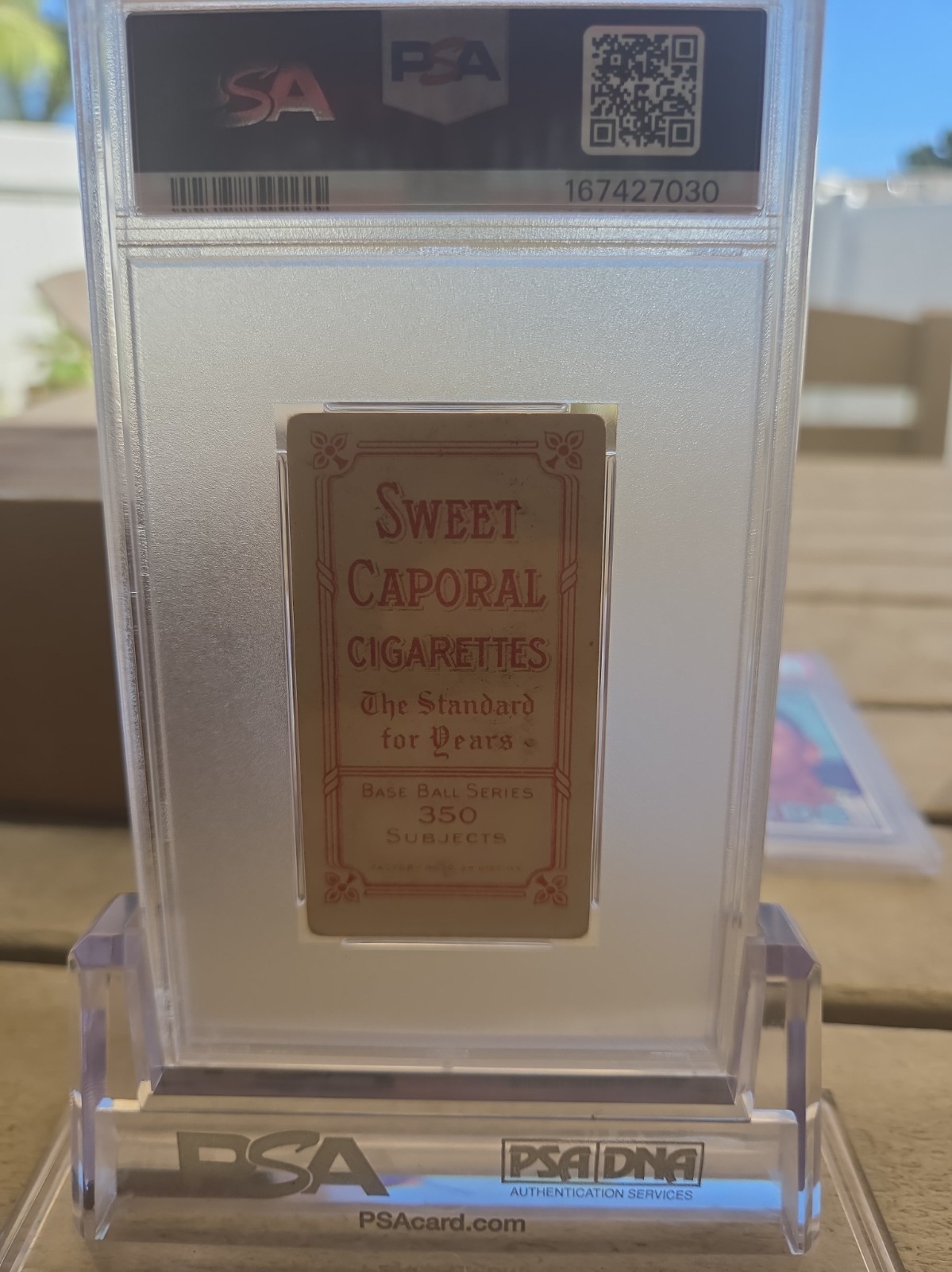 T206 Harry Hinchman PSA 2.5 Sweet Caporal  view 2