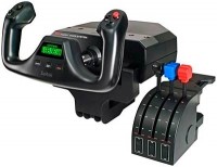 945-000004 Logitech Saitek Pro Flight Yoke System Steuerhorn und Gasregler v ~D~