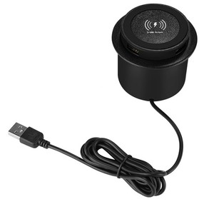 3 Dans 1 Multi-fonctionnel Embedded Quick USB Chargeur de bureau sans fil