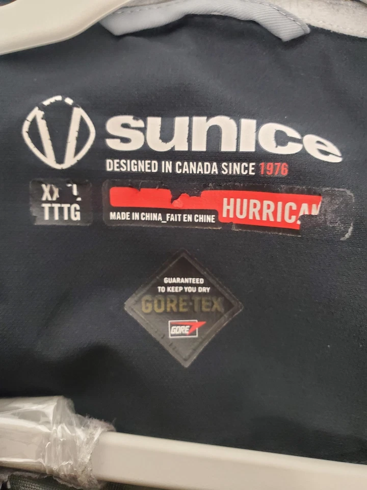 Chaqueta Sunice Para Hombres 2XL Gore-Tex Impermeable Con Capucha Exterior Abrigo HurriCan Foto 3 de 4
