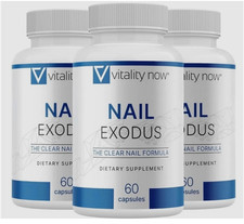  3 Pack Nail Exodus Capsules for Healthier Feet - Vitality Clear Nail Formula