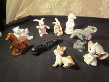 VTG 10 CERAMIC ANIMAL FIGURINES-GOEBEL-OCCUPI...