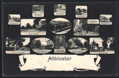 AK Altkloster, Hauptstrasse, Stader-Strasse, Ferdinand-Strasse, Apensener Chaus 