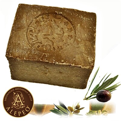 6 x 200g Alepeo Seife ALEPEO natur mit 80% Olivenöl + 20% Lorbeeröl