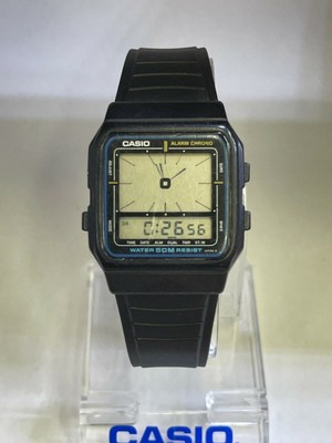 Vintage Casio AE-11W Digital Mens Watch Rare AE-11 Original WR 50M Used  Chrono | eBay