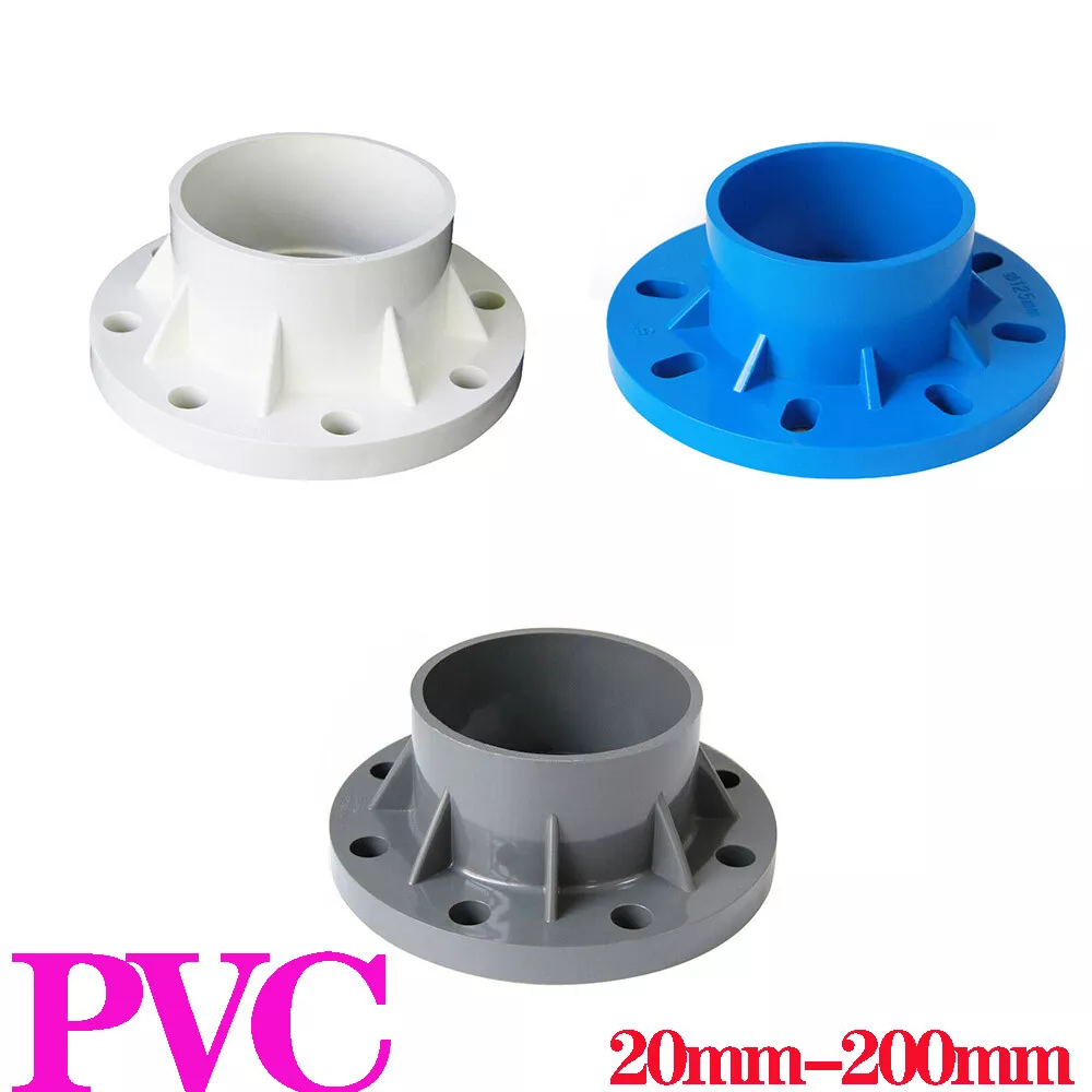ID 20 200mm PVC Water Supply Pipe Wall Mount Floor Flange Fittings